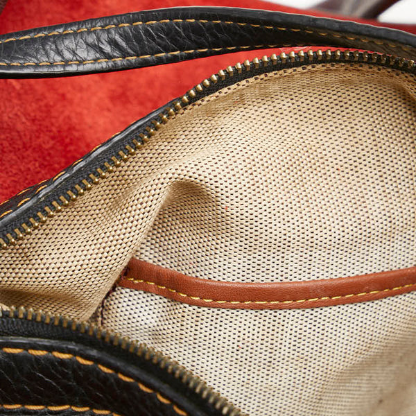 コーチ バンディット ホーボー トートバッグ 86760 パープル ブラック レザー レディース COACH 【中古】