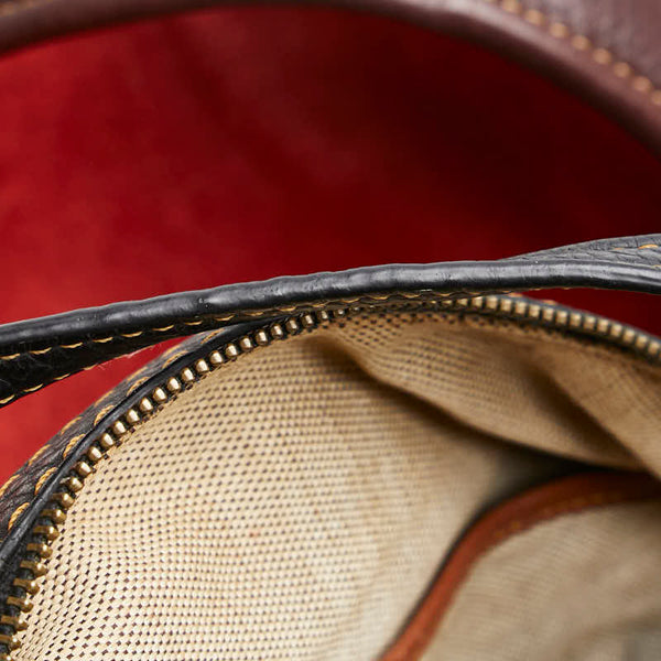 コーチ バンディット ホーボー トートバッグ 86760 パープル ブラック レザー レディース COACH 【中古】