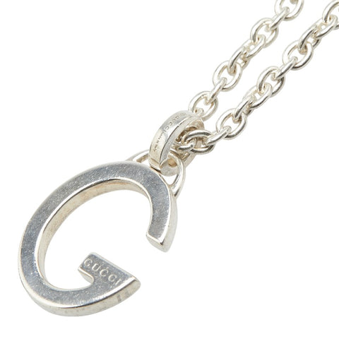 グッチ Gロゴ チェーン ペンダントネックレス 233936 SV925 シルバー レディース GUCCI 【中古】