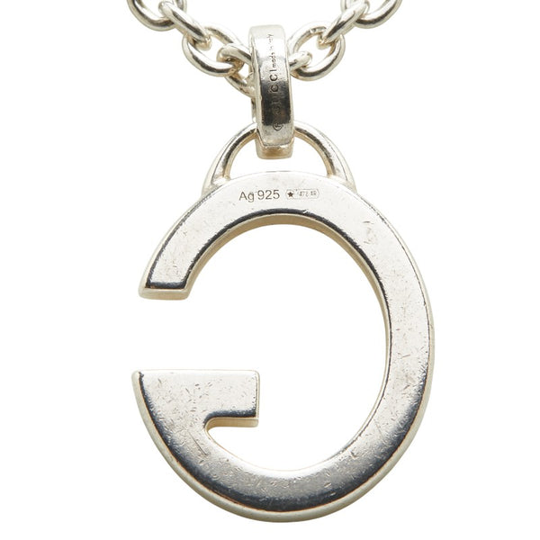 グッチ Gロゴ チェーン ペンダントネックレス 233936 SV925 シルバー レディース GUCCI 【中古】