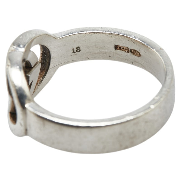 グッチ インターロッキングG リング 指輪 #18 SV925 シルバー メンズ GUCCI 【中古】