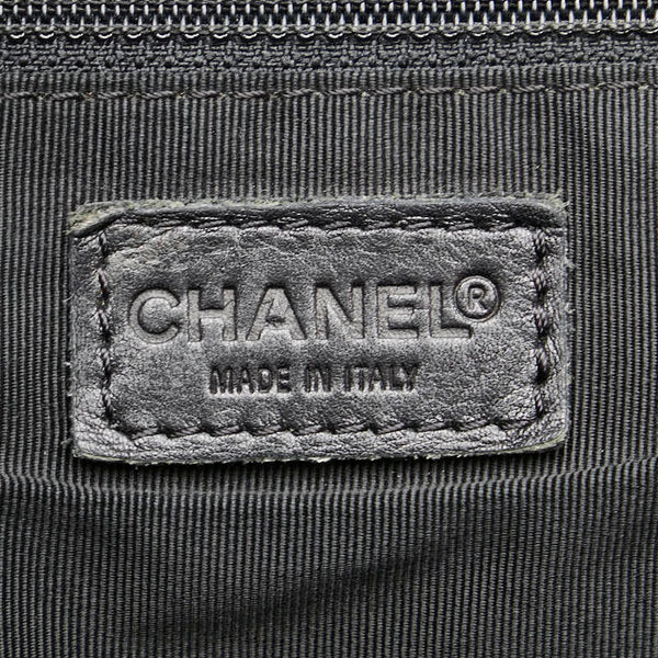 シャネル ワイルドステッチ ココマーク ハンドバッグ ブラック レザー レディース CHANEL 【中古】