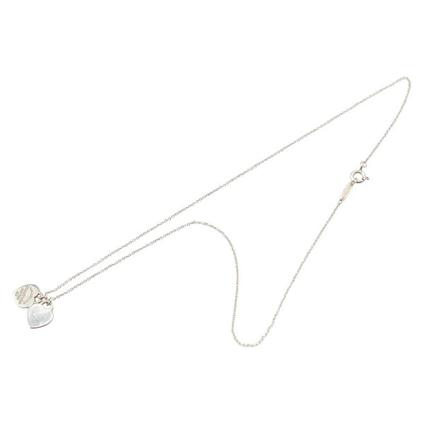 ティファニー リターン トゥ ティファニー ダブルハート ネックレス SV925 シルバー レディース TIFFANY&Co. 【中古】