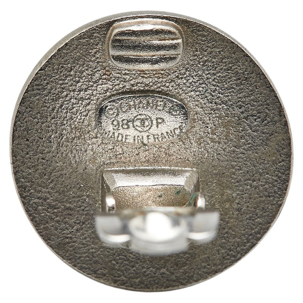 シャネル ココマーク ラウンド イヤリング シルバー メタル レディース CHANEL 【中古】