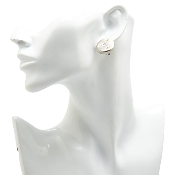 シャネル ココマーク ラウンド イヤリング シルバー メタル レディース CHANEL 【中古】