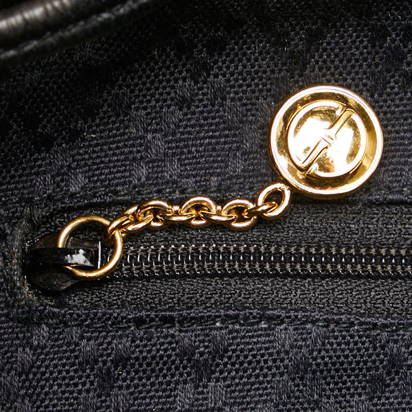 グッチ バンブー リュック バックパック 003 2058 0016 ブラック レザー レディース GUCCI 【中古】