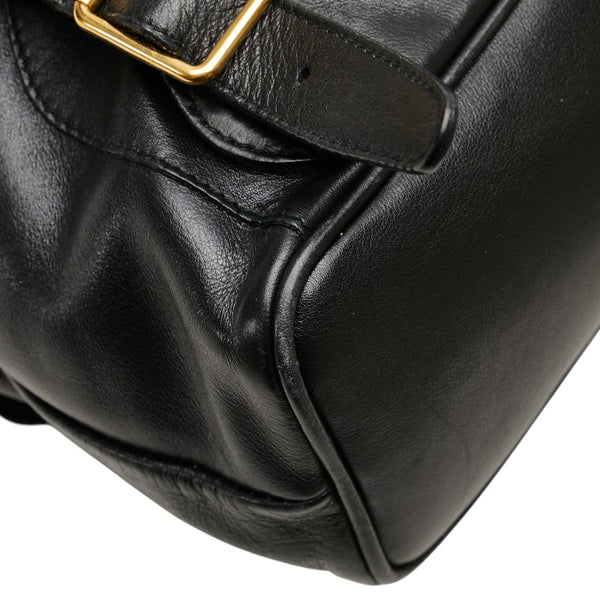 グッチ バンブー リュック バックパック 003 2058 0016 ブラック レザー レディース GUCCI 【中古】