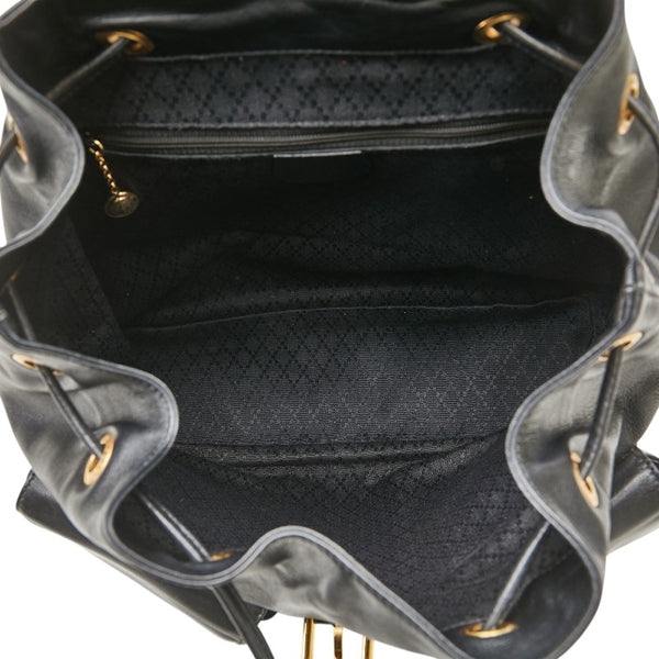 グッチ バンブー リュック バックパック 003 2058 0016 ブラック レザー レディース GUCCI 【中古】