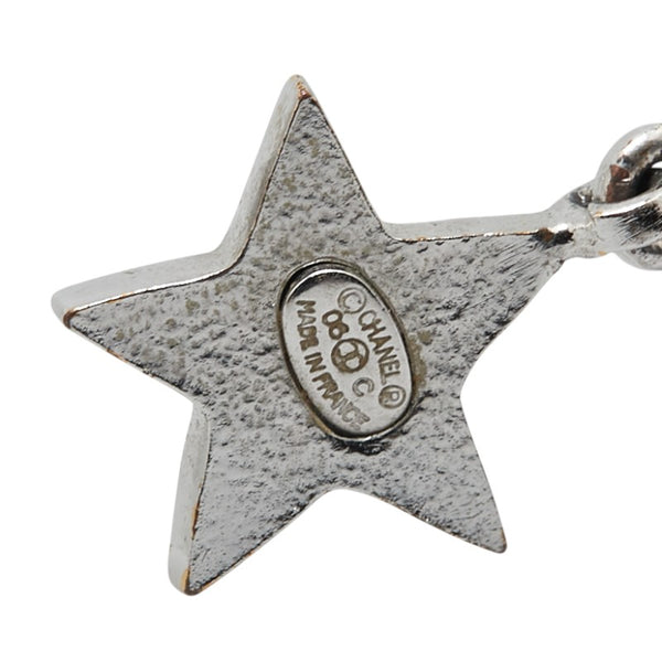 シャネル ココマーク スター 星 ピアス シルバー メタル ラインストーン レディース CHANEL 【中古】