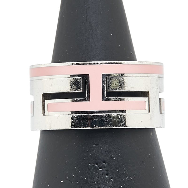 エルメス ムーブアッシュ リング 指輪 #53 シルバー ピンク SV925 シルバー レディース HERMES 【中古】