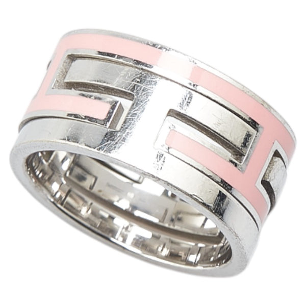 エルメス ムーブアッシュ リング 指輪 #53 シルバー ピンク SV925 シルバー レディース HERMES 【中古】