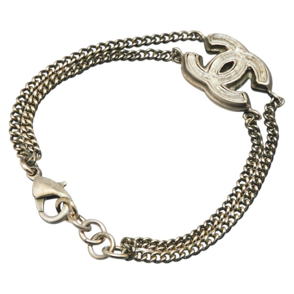シャネル ココマーク ブレスレット シルバー メタル レディース CHANEL 【中古】