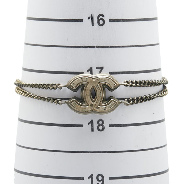 シャネル ココマーク ブレスレット シルバー メタル レディース CHANEL 【中古】