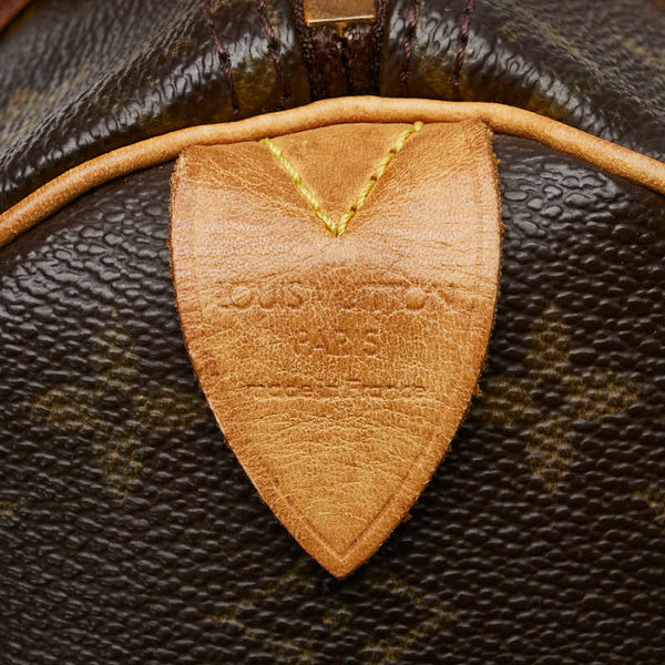 ルイ ヴィトン モノグラム スピーディ25 ミニボストンバッグ ハンドバッグ M41528 ブラウン PVC レザー レディース LOUIS VUITTON 【中古】
