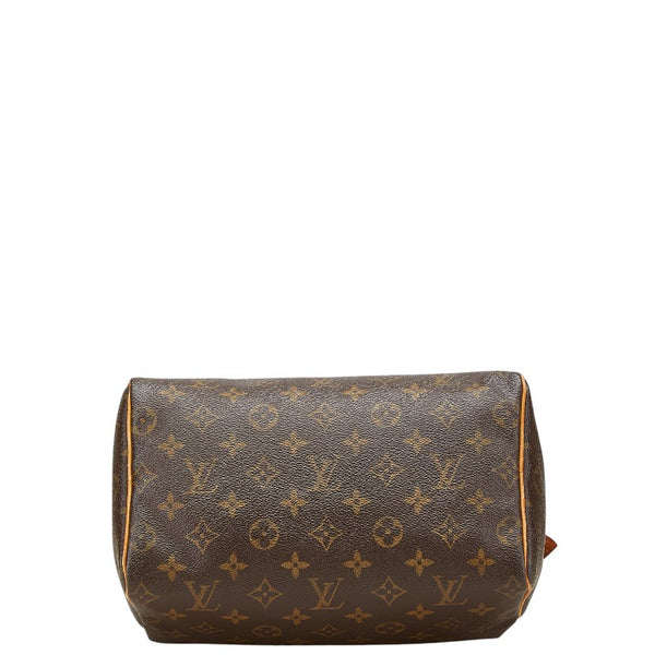 ルイ ヴィトン モノグラム スピーディ25 ミニボストンバッグ ハンドバッグ M41528 ブラウン PVC レザー レディース LOUIS VUITTON 【中古】