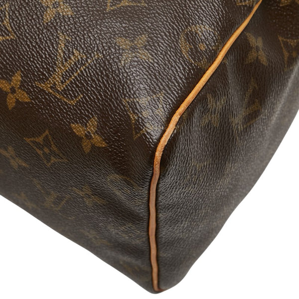 ルイ ヴィトン モノグラム スピーディ25 ミニボストンバッグ ハンドバッグ M41528 ブラウン PVC レザー レディース LOUIS VUITTON 【中古】