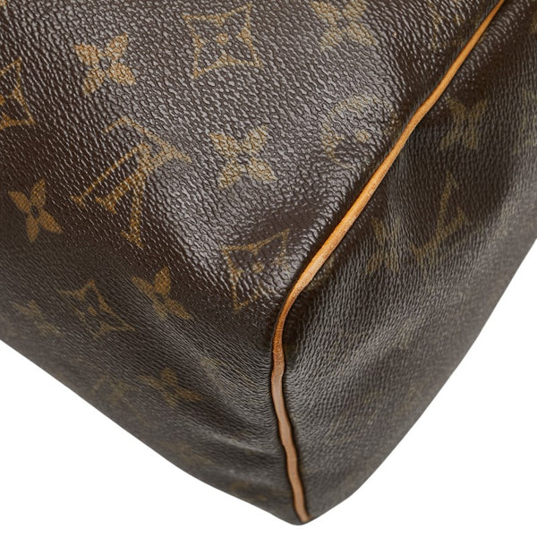 ルイ ヴィトン モノグラム スピーディ25 ミニボストンバッグ ハンドバッグ M41528 ブラウン PVC レザー レディース LOUIS VUITTON 【中古】