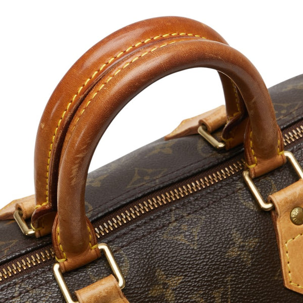 ルイ ヴィトン モノグラム スピーディ25 ミニボストンバッグ ハンドバッグ M41528 ブラウン PVC レザー レディース LOUIS VUITTON 【中古】