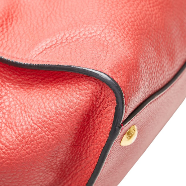 プラダ ハンドバッグ ショルダーバッグ 2WAY BR5034 レッド レザー レディース PRADA 【中古】