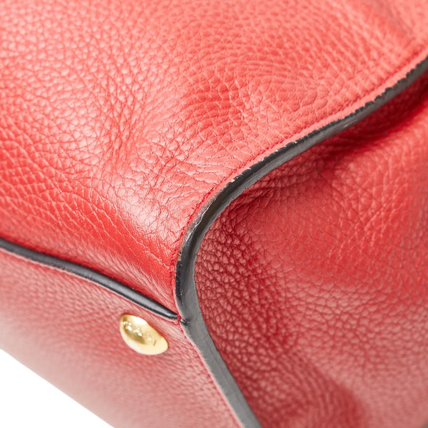 プラダ ハンドバッグ ショルダーバッグ 2WAY BR5034 レッド レザー レディース PRADA 【中古】