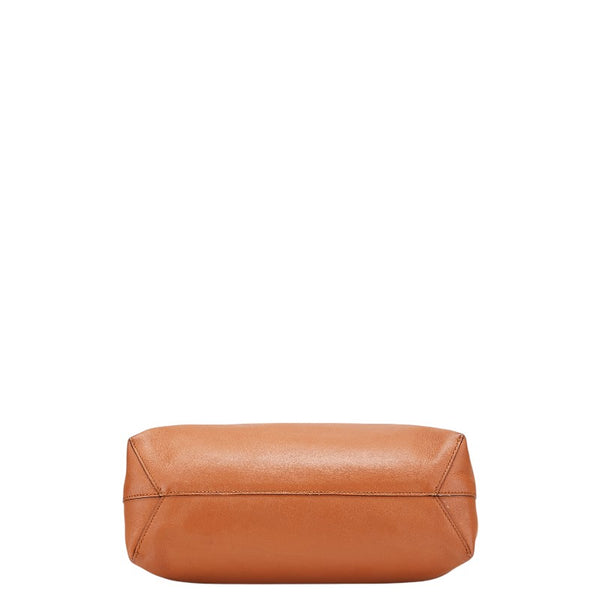 グッチ ホースビット タッセル トートバッグ ハンドバッグ 297006 ブラウン レザー レディース GUCCI 【中古】