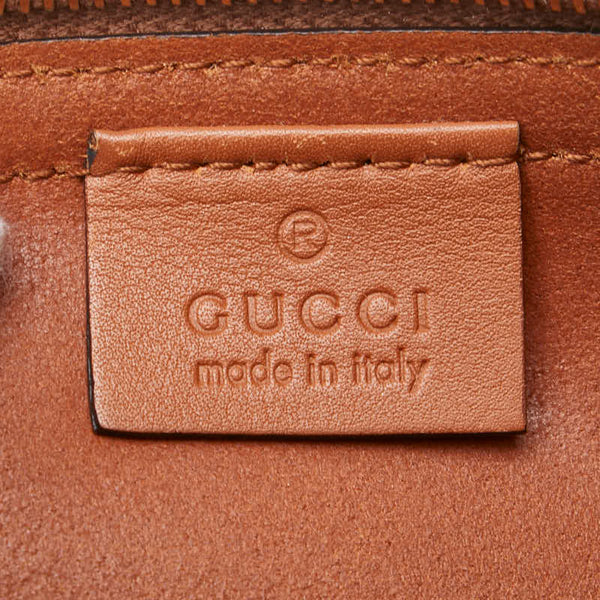 グッチ ホースビット タッセル トートバッグ ハンドバッグ 297006 ブラウン レザー レディース GUCCI 【中古】