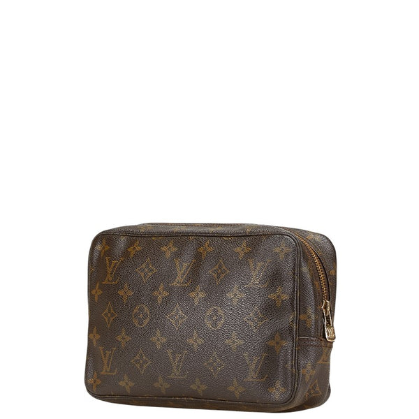 ルイ ヴィトン モノグラム トゥルース トワレット23 セカンドバッグ クラッチバッグ M47524 ブラウン PVC レディース LOUIS VUITTON 【中古】