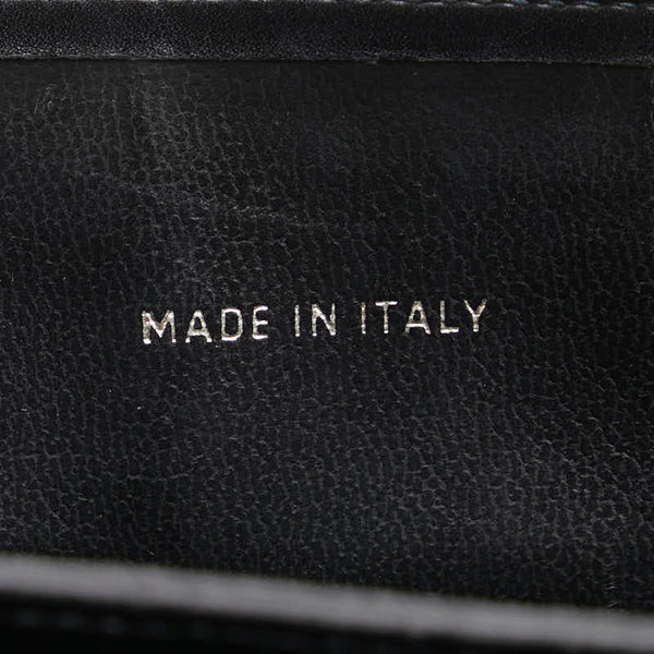 セリーヌ 馬車金具 ショルダーバッグ ブラック レザー レディース CELINE 【中古】