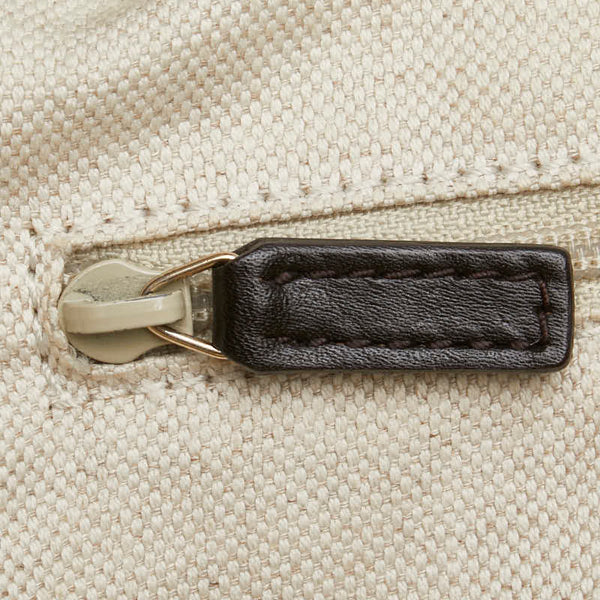 グッチ GGキャンバス スーキー ハンドバッグ ショルダーバッグ 2WAY 247902 ベージュ ブラウン キャンバス レザー レディース GUCCI 【中古】