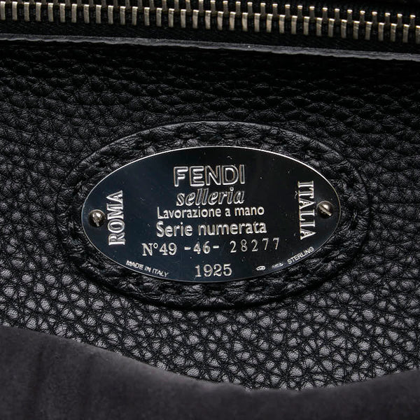 フェンディ ピーカブー ハンドバッグ ショルダーバッグ 2WAY ブラック レザー レディース FENDI 【中古】