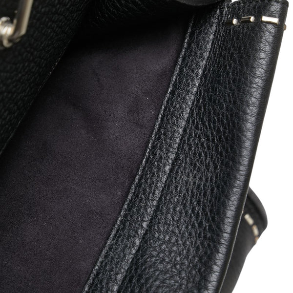 フェンディ ピーカブー ハンドバッグ ショルダーバッグ 2WAY ブラック レザー レディース FENDI 【中古】
