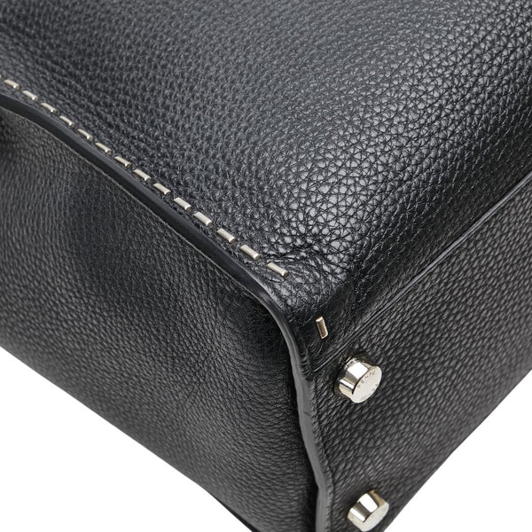 フェンディ ピーカブー ハンドバッグ ショルダーバッグ 2WAY ブラック レザー レディース FENDI 【中古】