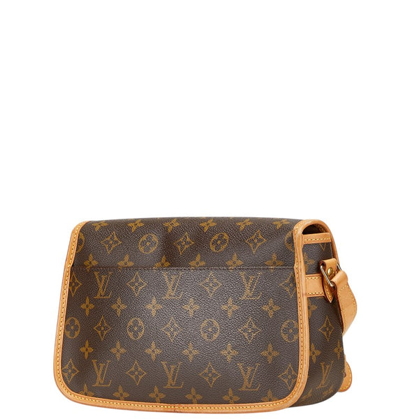 ルイ ヴィトン モノグラム ソローニュ 斜め掛け ショルダーバッグ M42250 ブラウン PVC レザー レディース LOUIS VUITTON 【中古】