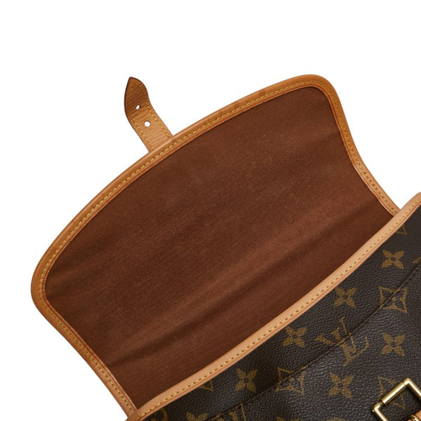 ルイ ヴィトン モノグラム ソローニュ 斜め掛け ショルダーバッグ M42250 ブラウン PVC レザー レディース LOUIS VUITTON 【中古】