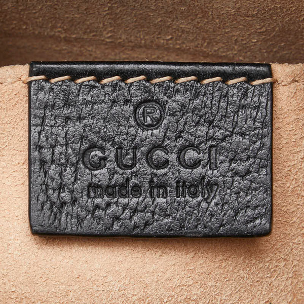 グッチ オフィディア シェリーライン ショルダーバッグ ハンドバッグ 2WAY 547551 ブラック レザー レディース GUCCI 【中古】