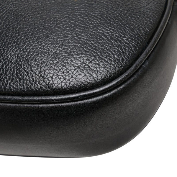 グッチ 斜め掛け ショルダーバッグ 007 112 0094 ブラック レザー レディース GUCCI 【中古】