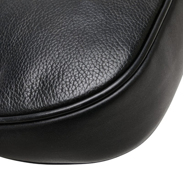 グッチ 斜め掛け ショルダーバッグ 007 112 0094 ブラック レザー レディース GUCCI 【中古】