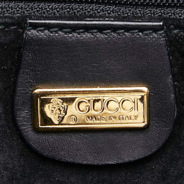 グッチ 斜め掛け ショルダーバッグ 007 112 0094 ブラック レザー レディース GUCCI 【中古】