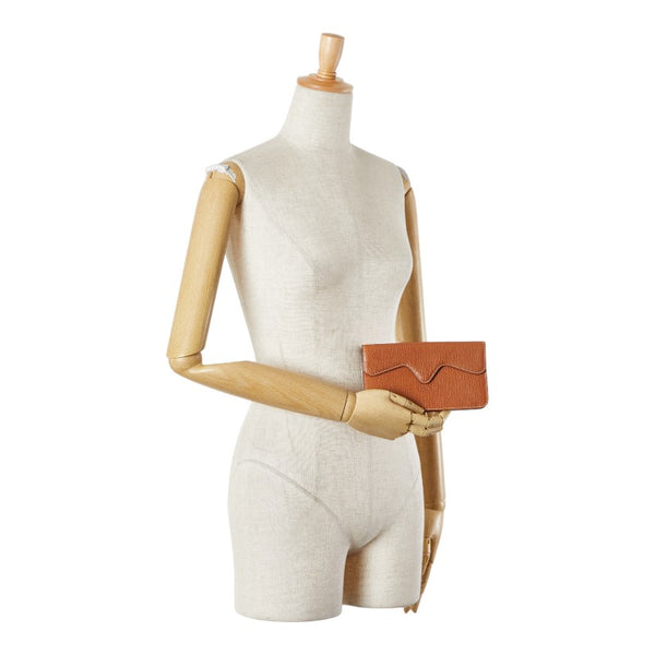 ロエベ 長財布 ブラウン レザー レディース LOEWE 【中古】