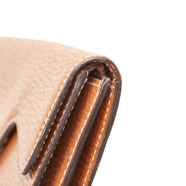 ロエベ 長財布 ブラウン レザー レディース LOEWE 【中古】