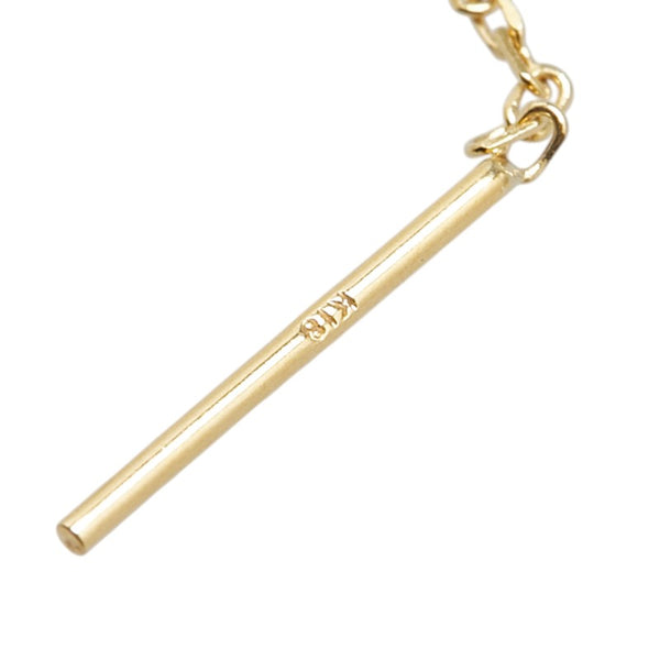 K18YG イエローゴールド ピアス レディース 【中古】