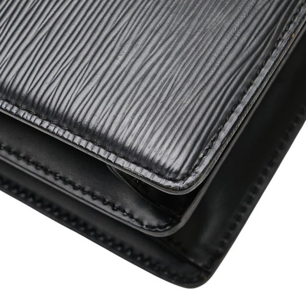 ルイ ヴィトン エピ カプチン ショルダーバッグ M52342 ブラック レザー レディース LOUIS VUITTON 【中古】