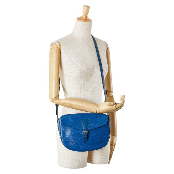 ルイ ヴィトン エピ ジョヌフィーユ ショルダーバッグ M52155 トレドブルー レザー レディース LOUIS VUITTON 【中古】