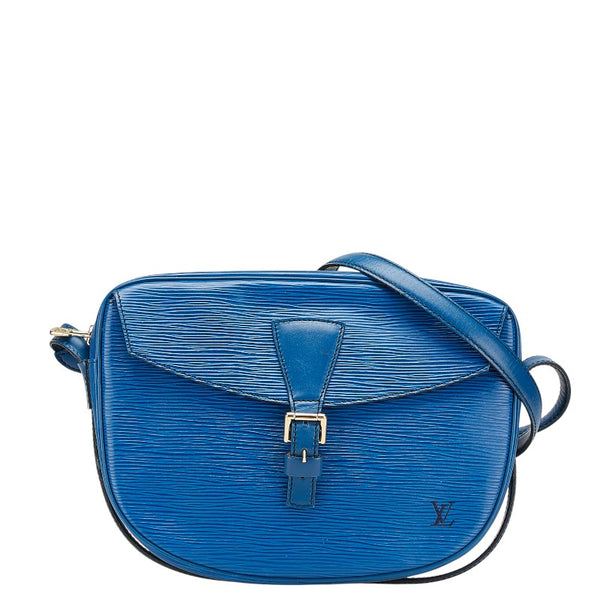 ルイ ヴィトン エピ ジョヌフィーユ ショルダーバッグ M52155 トレドブルー レザー レディース LOUIS VUITTON 【中古】