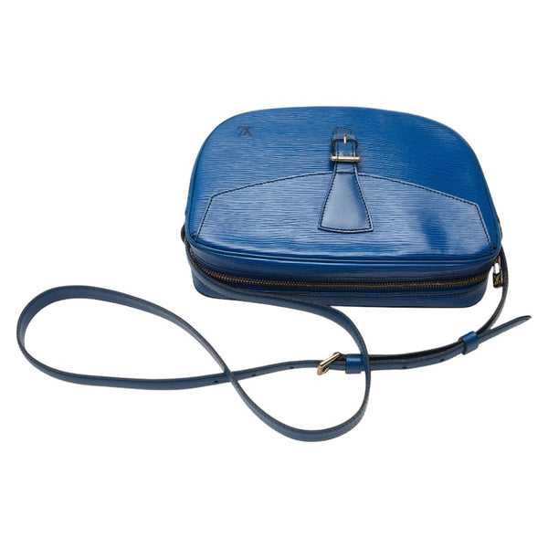 ルイ ヴィトン エピ ジョヌフィーユ ショルダーバッグ M52155 トレドブルー レザー レディース LOUIS VUITTON 【中古】