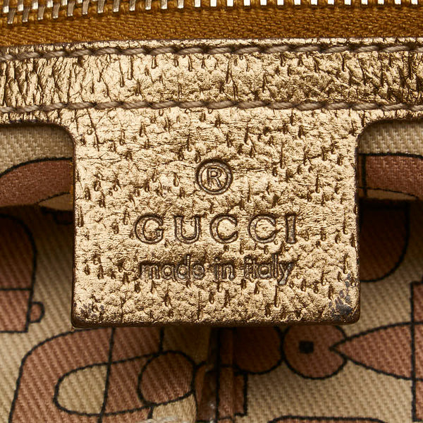 グッチ GGキャンバス シェリー 斜め掛け ショルダーバッグ 144388 ベージュ マルチカラー キャンバス レザー レディース GUCCI 【中古】