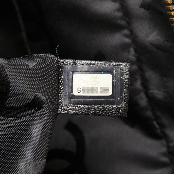 シャネル ワイルドステッチ ハンドバッグ A18121 ブラック カーフレザー レディース CHANEL 【中古】
