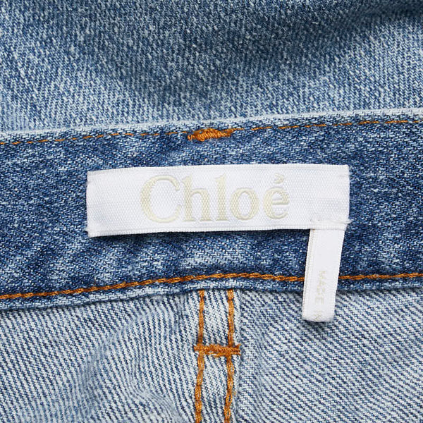 クロエ デニムパンツ ジーンズ サイズ:25 ブルー コットン レディース Chloe 【中古】