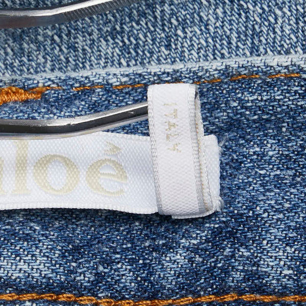 クロエ デニムパンツ ジーンズ サイズ:25 ブルー コットン レディース Chloe 【中古】