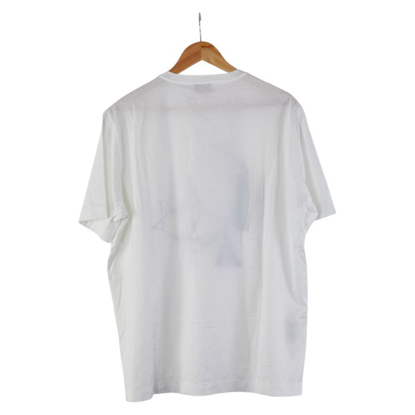 エルメス 半袖Ｔシャツ サイズ:XXL ホワイト ブルー コットン メンズ HERMES 【中古】